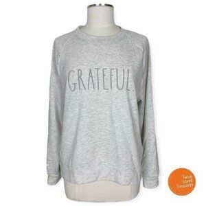 RAE DUNN Grateful Sweatshirt Authentic